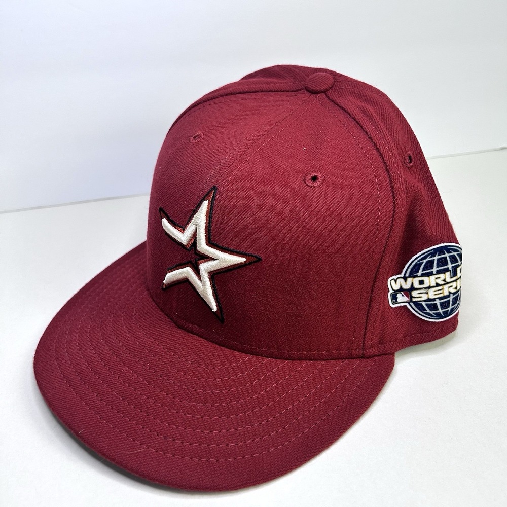 New Era 59fity Beanpack Houston Astros 2005 World Series Fitted Hat Size 7.5